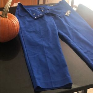 Capri, blue, mid rise, size 12 Apt 9 pants.